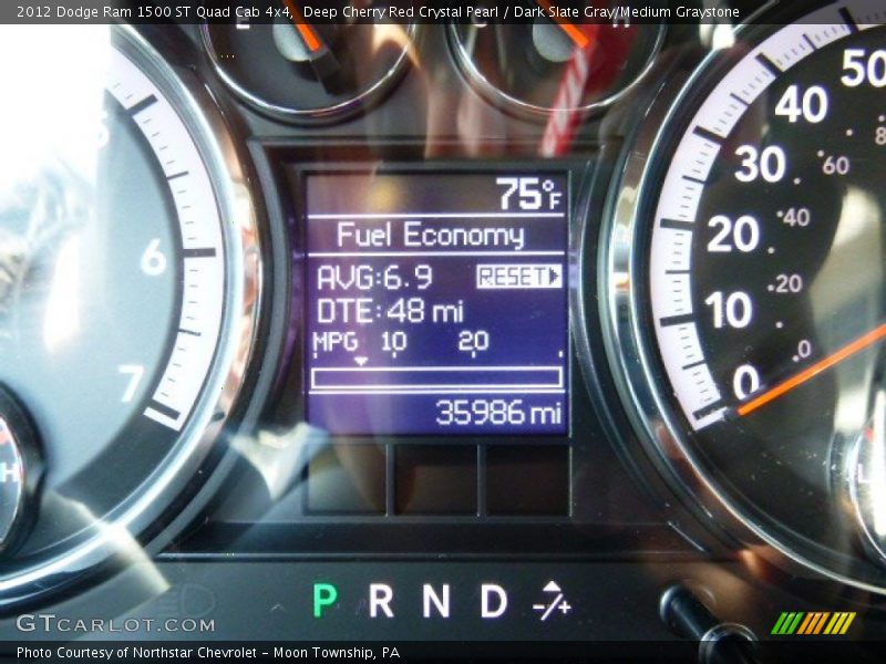 Deep Cherry Red Crystal Pearl / Dark Slate Gray/Medium Graystone 2012 Dodge Ram 1500 ST Quad Cab 4x4