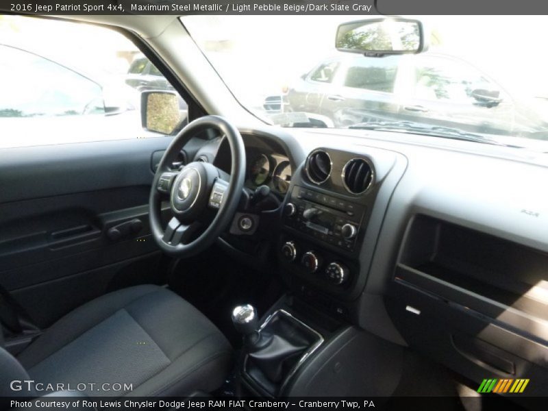 Maximum Steel Metallic / Light Pebble Beige/Dark Slate Gray 2016 Jeep Patriot Sport 4x4