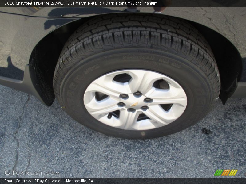Blue Velvet Metallic / Dark Titanium/Light Titanium 2016 Chevrolet Traverse LS AWD