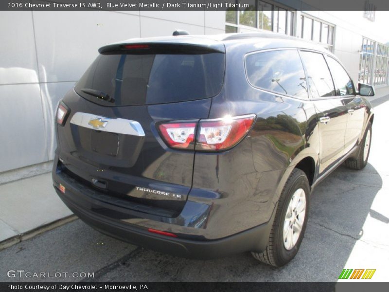 Blue Velvet Metallic / Dark Titanium/Light Titanium 2016 Chevrolet Traverse LS AWD