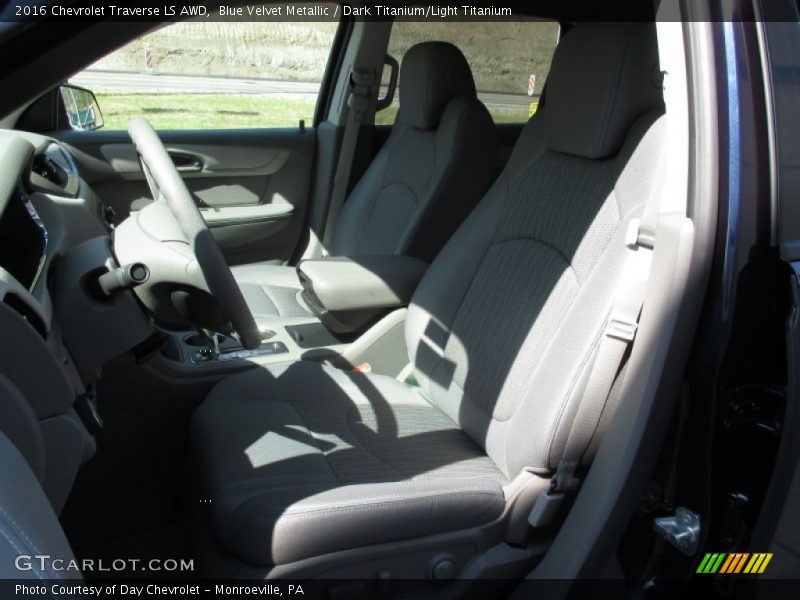 Blue Velvet Metallic / Dark Titanium/Light Titanium 2016 Chevrolet Traverse LS AWD