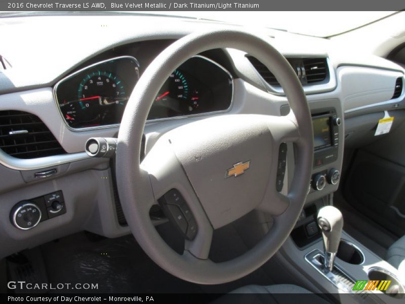 Blue Velvet Metallic / Dark Titanium/Light Titanium 2016 Chevrolet Traverse LS AWD