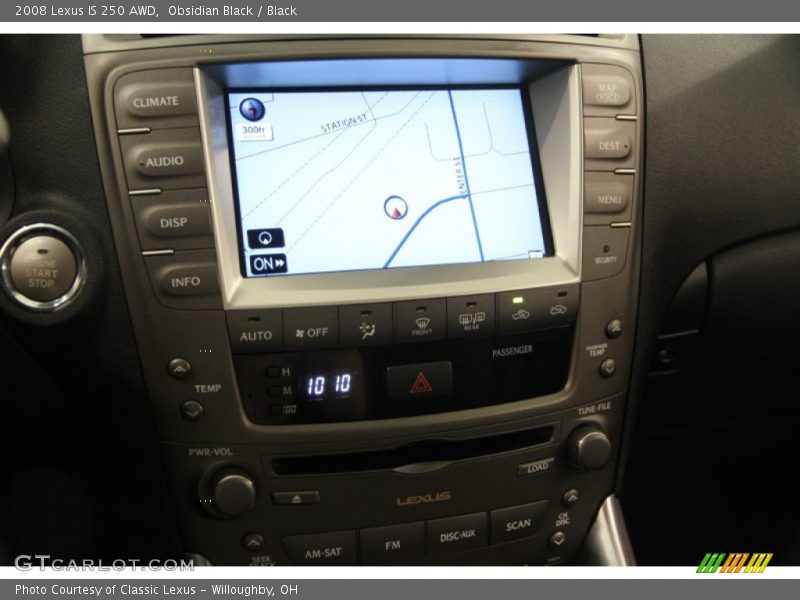 Obsidian Black / Black 2008 Lexus IS 250 AWD