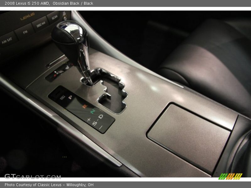 Obsidian Black / Black 2008 Lexus IS 250 AWD