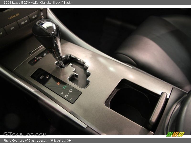 Obsidian Black / Black 2008 Lexus IS 250 AWD