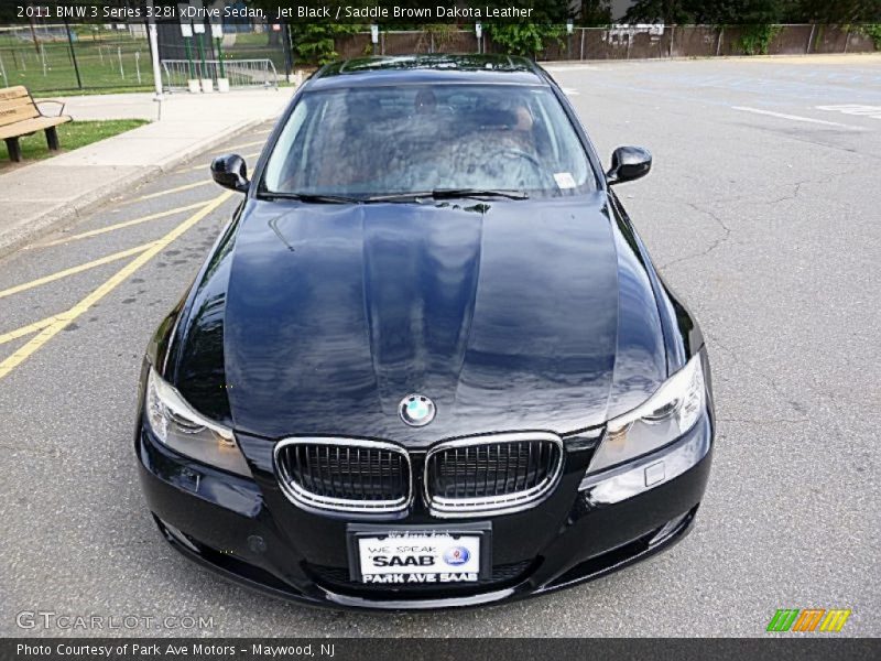 Jet Black / Saddle Brown Dakota Leather 2011 BMW 3 Series 328i xDrive Sedan