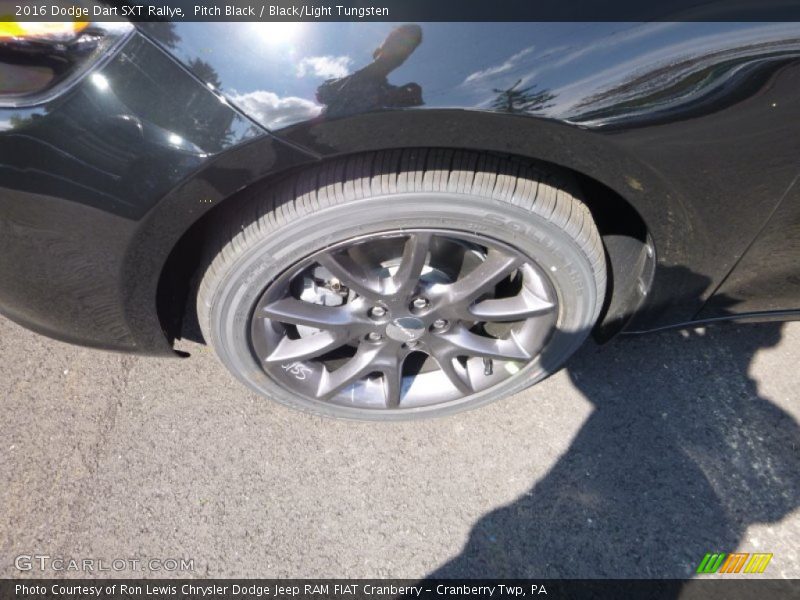 Pitch Black / Black/Light Tungsten 2016 Dodge Dart SXT Rallye