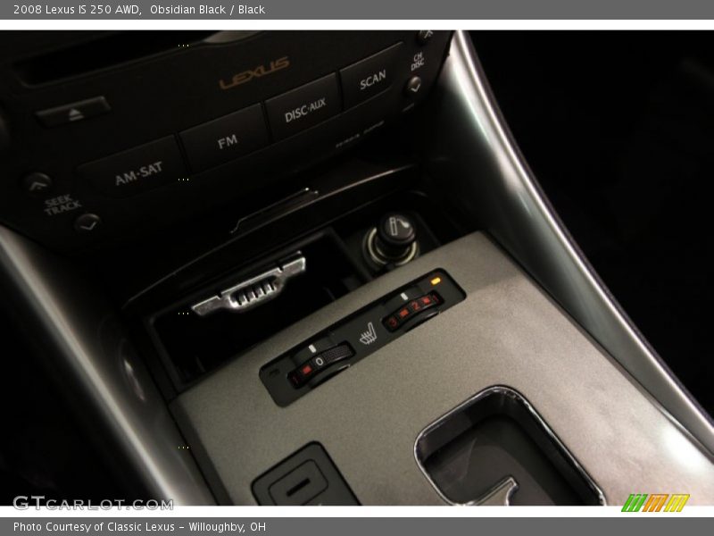 Obsidian Black / Black 2008 Lexus IS 250 AWD