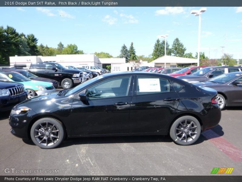 Pitch Black / Black/Light Tungsten 2016 Dodge Dart SXT Rallye