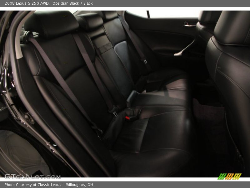 Obsidian Black / Black 2008 Lexus IS 250 AWD