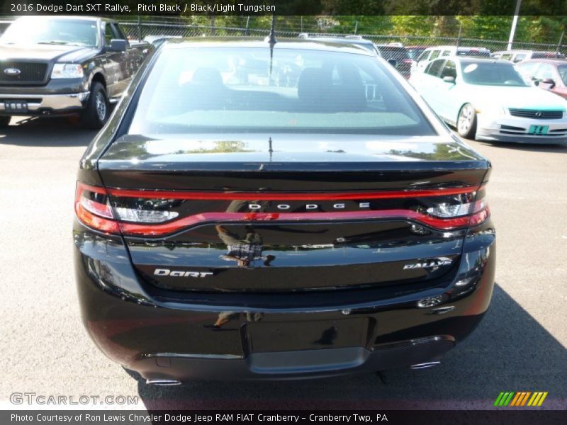 Pitch Black / Black/Light Tungsten 2016 Dodge Dart SXT Rallye