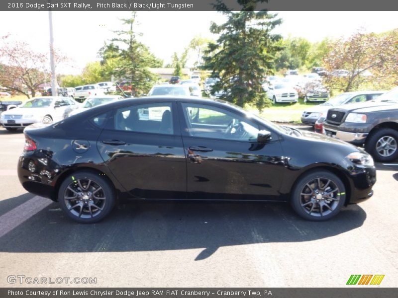 Pitch Black / Black/Light Tungsten 2016 Dodge Dart SXT Rallye