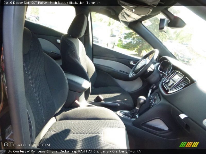 Pitch Black / Black/Light Tungsten 2016 Dodge Dart SXT Rallye