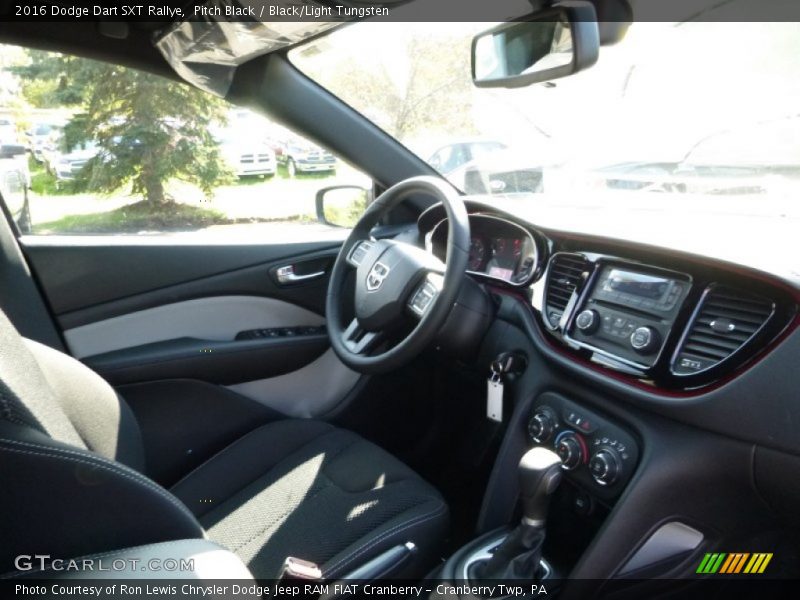 Pitch Black / Black/Light Tungsten 2016 Dodge Dart SXT Rallye