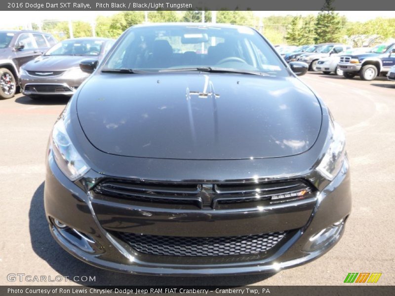 Pitch Black / Black/Light Tungsten 2016 Dodge Dart SXT Rallye