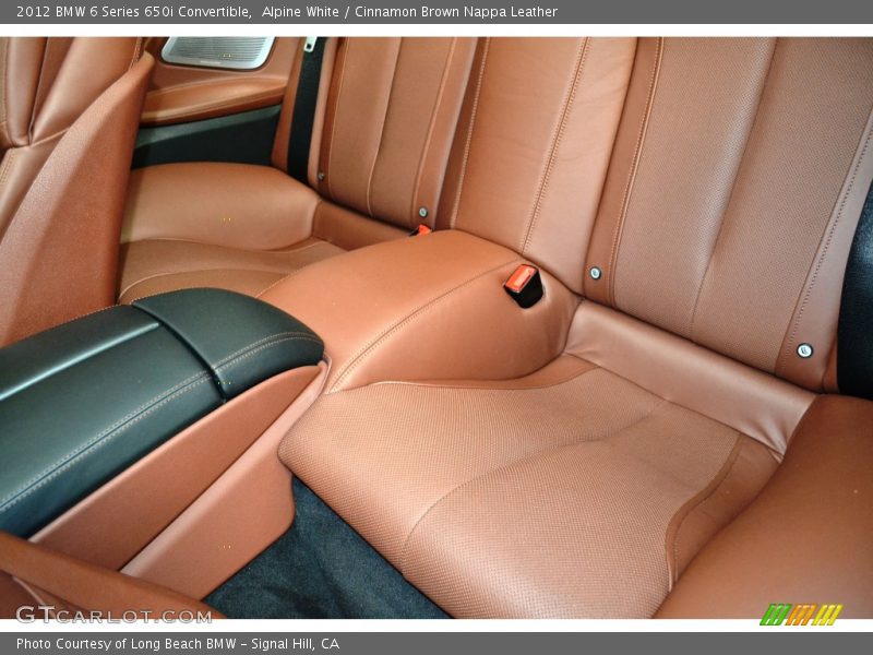 Alpine White / Cinnamon Brown Nappa Leather 2012 BMW 6 Series 650i Convertible