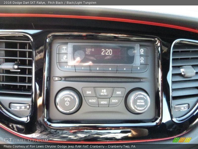 Pitch Black / Black/Light Tungsten 2016 Dodge Dart SXT Rallye