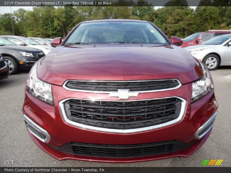 Siren Red Tintcoat / Jet Black 2016 Chevrolet Cruze Limited LT