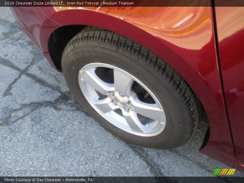 Siren Red Tintcoat / Medium Titanium 2016 Chevrolet Cruze Limited LT