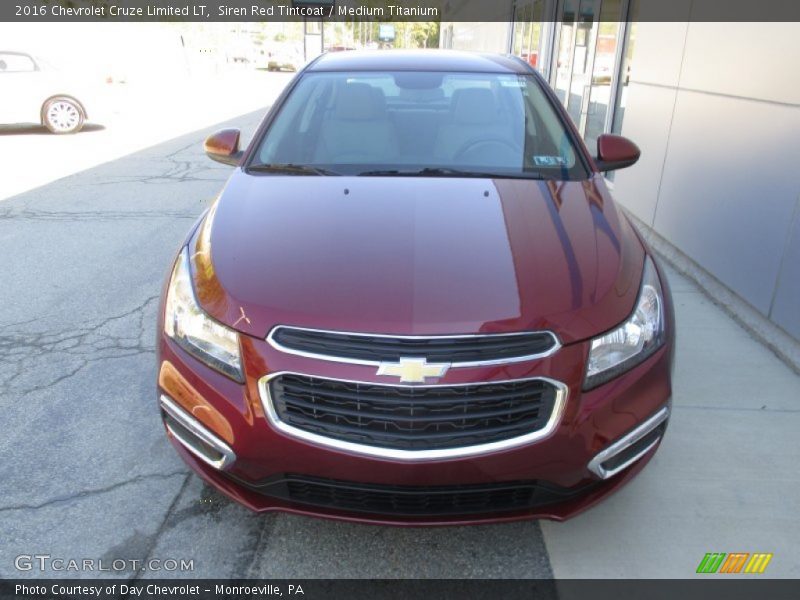 Siren Red Tintcoat / Medium Titanium 2016 Chevrolet Cruze Limited LT