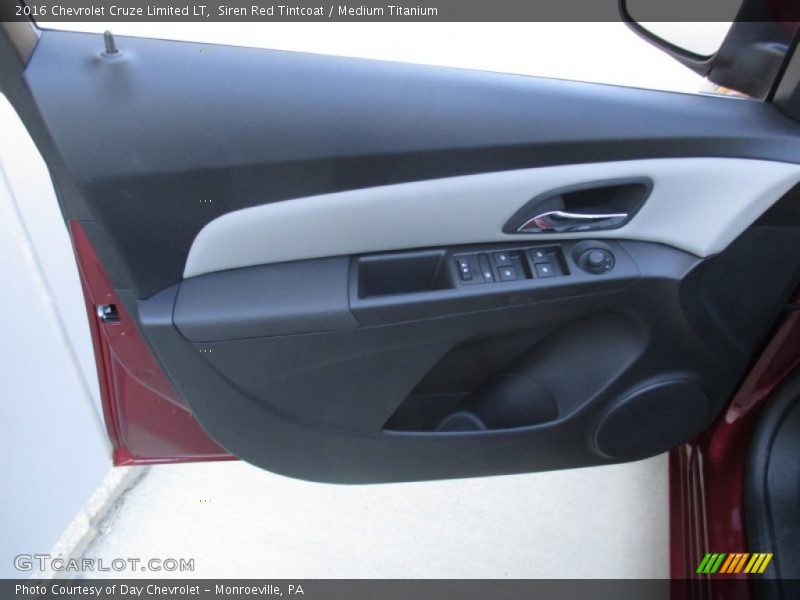 Siren Red Tintcoat / Medium Titanium 2016 Chevrolet Cruze Limited LT