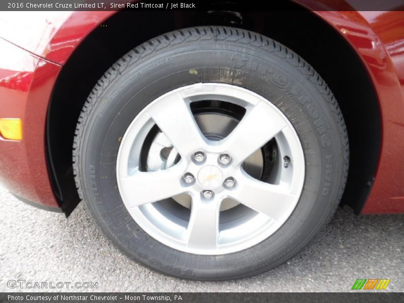 Siren Red Tintcoat / Jet Black 2016 Chevrolet Cruze Limited LT