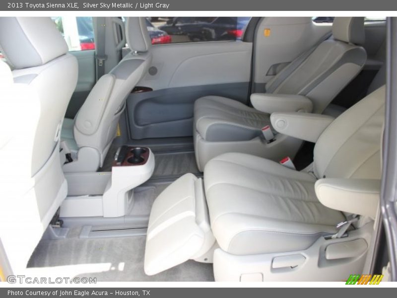 Silver Sky Metallic / Light Gray 2013 Toyota Sienna XLE