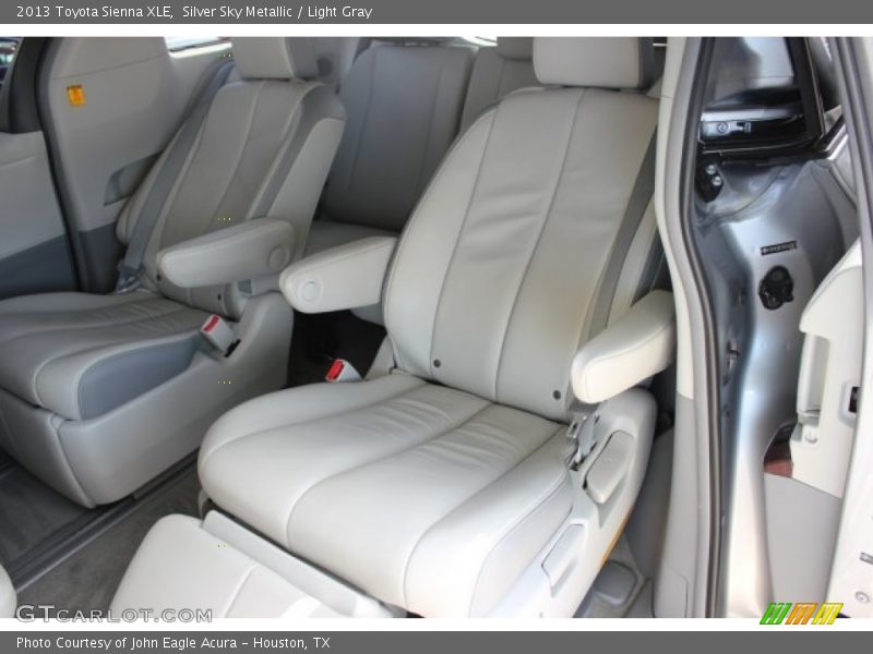 Silver Sky Metallic / Light Gray 2013 Toyota Sienna XLE