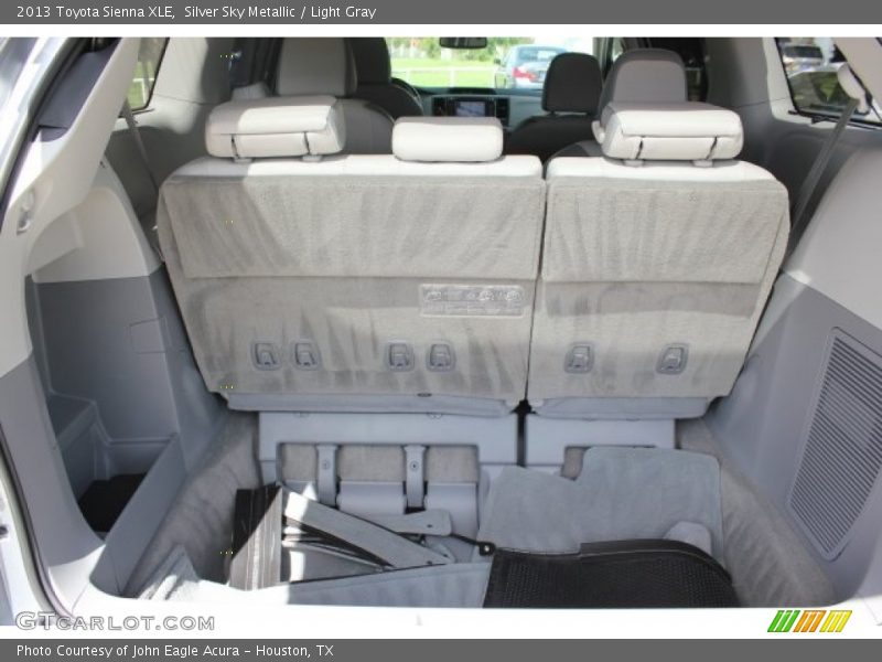 Silver Sky Metallic / Light Gray 2013 Toyota Sienna XLE
