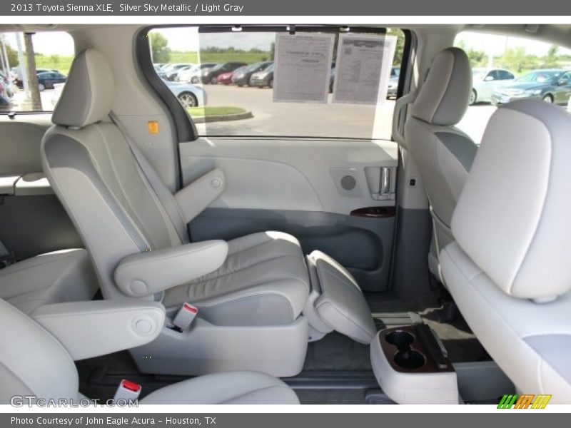 Silver Sky Metallic / Light Gray 2013 Toyota Sienna XLE