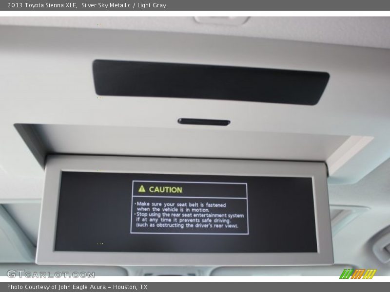Silver Sky Metallic / Light Gray 2013 Toyota Sienna XLE