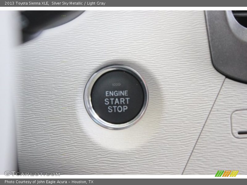 Silver Sky Metallic / Light Gray 2013 Toyota Sienna XLE