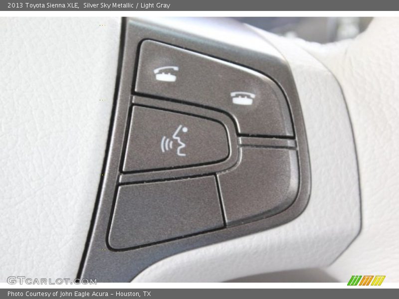 Silver Sky Metallic / Light Gray 2013 Toyota Sienna XLE