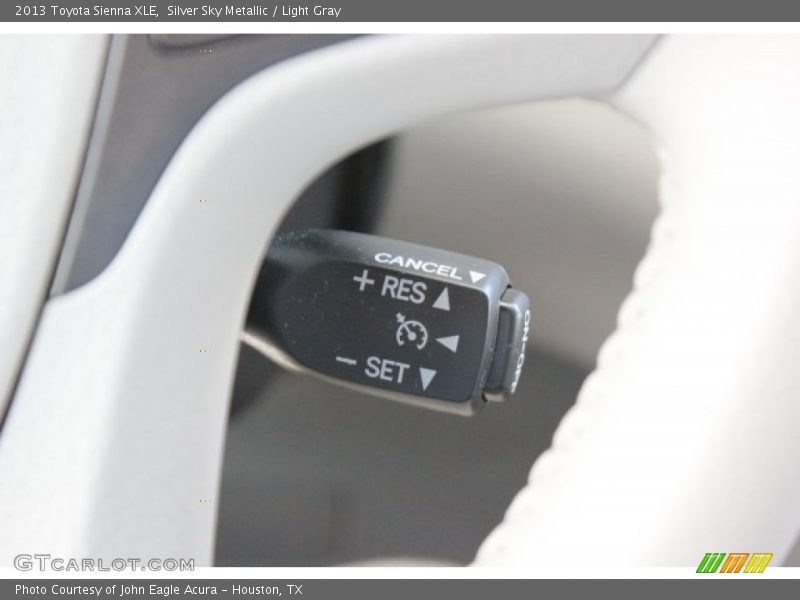 Silver Sky Metallic / Light Gray 2013 Toyota Sienna XLE