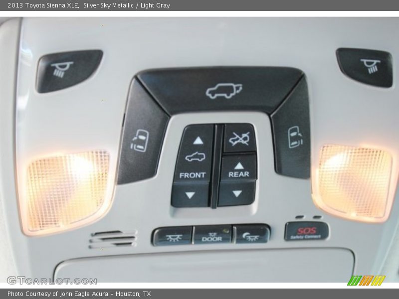 Silver Sky Metallic / Light Gray 2013 Toyota Sienna XLE