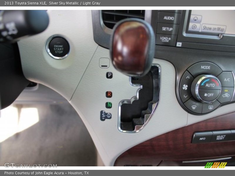Silver Sky Metallic / Light Gray 2013 Toyota Sienna XLE