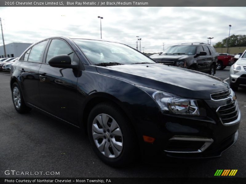 Blue Ray Metallic / Jet Black/Medium Titanium 2016 Chevrolet Cruze Limited LS