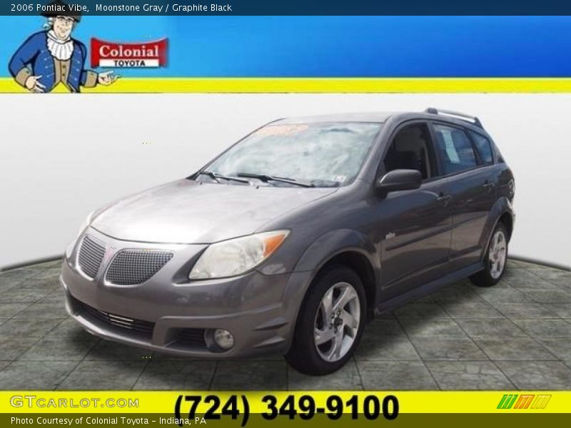 Moonstone Gray / Graphite Black 2006 Pontiac Vibe