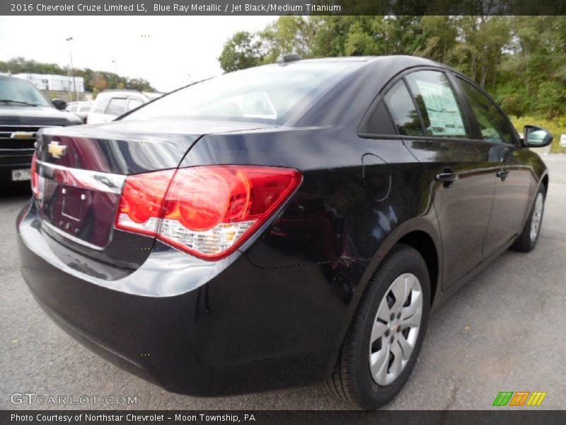 Blue Ray Metallic / Jet Black/Medium Titanium 2016 Chevrolet Cruze Limited LS