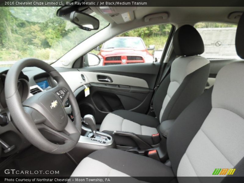 Blue Ray Metallic / Jet Black/Medium Titanium 2016 Chevrolet Cruze Limited LS