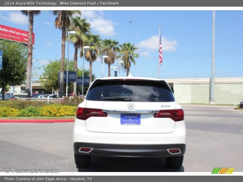 White Diamond Pearl / Parchment 2014 Acura MDX Technology