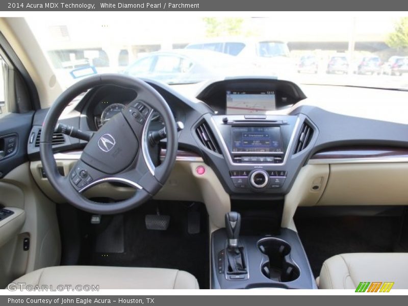 White Diamond Pearl / Parchment 2014 Acura MDX Technology