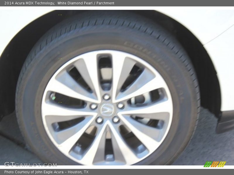 White Diamond Pearl / Parchment 2014 Acura MDX Technology