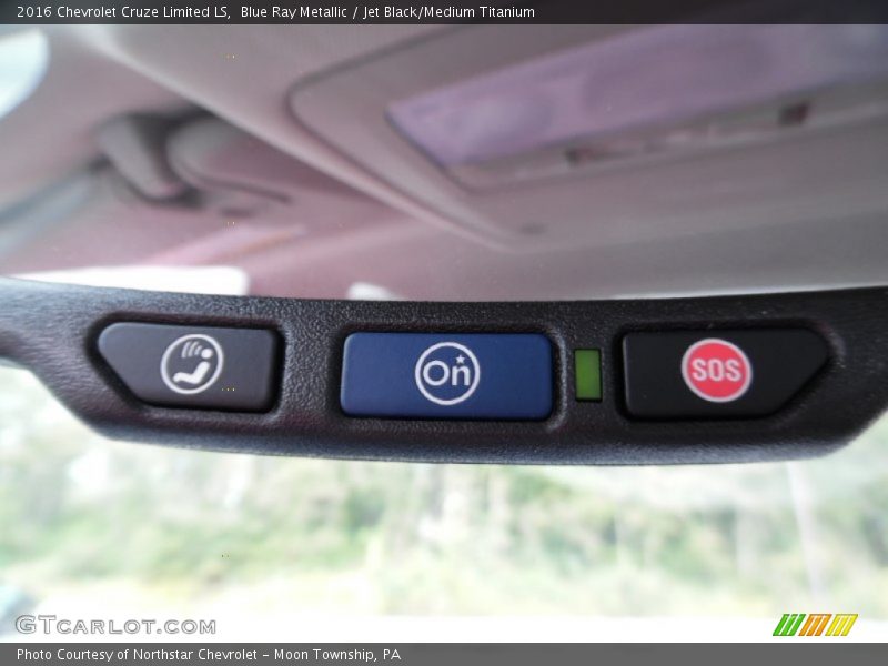 Blue Ray Metallic / Jet Black/Medium Titanium 2016 Chevrolet Cruze Limited LS