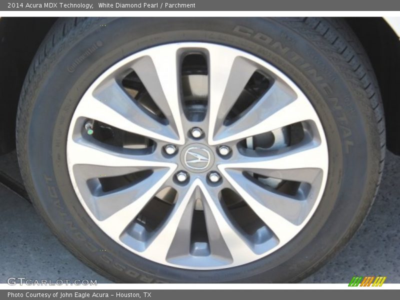 White Diamond Pearl / Parchment 2014 Acura MDX Technology