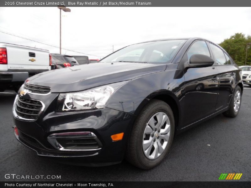 Blue Ray Metallic / Jet Black/Medium Titanium 2016 Chevrolet Cruze Limited LS