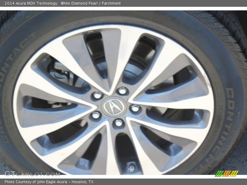 White Diamond Pearl / Parchment 2014 Acura MDX Technology