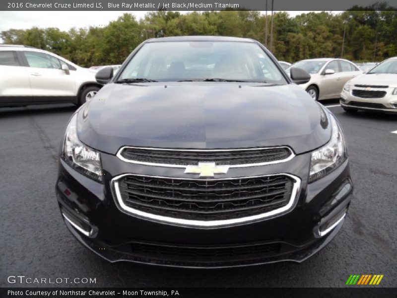 Blue Ray Metallic / Jet Black/Medium Titanium 2016 Chevrolet Cruze Limited LS