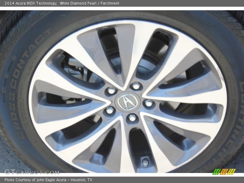 White Diamond Pearl / Parchment 2014 Acura MDX Technology