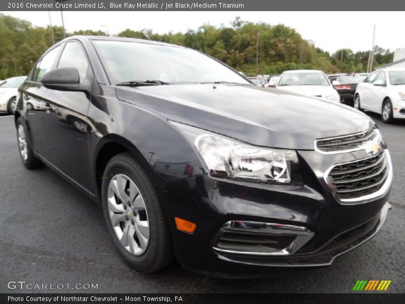 Blue Ray Metallic / Jet Black/Medium Titanium 2016 Chevrolet Cruze Limited LS
